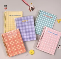 Pattern Check Double-sided Sticker Book