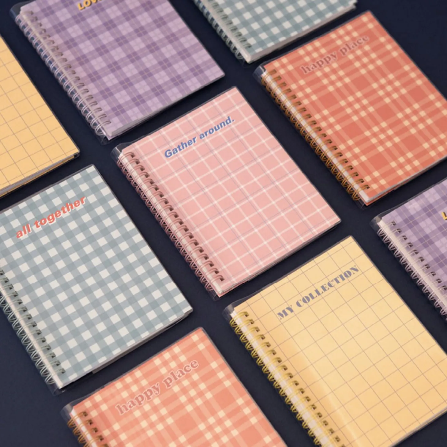 Pattern Check Double-sided Sticker Book