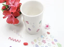 Patterned Bear Deco Sticker