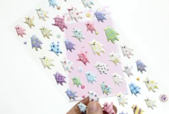 Patterned Bear Deco Sticker