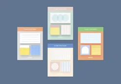 3 Pattern Point Sticky Note