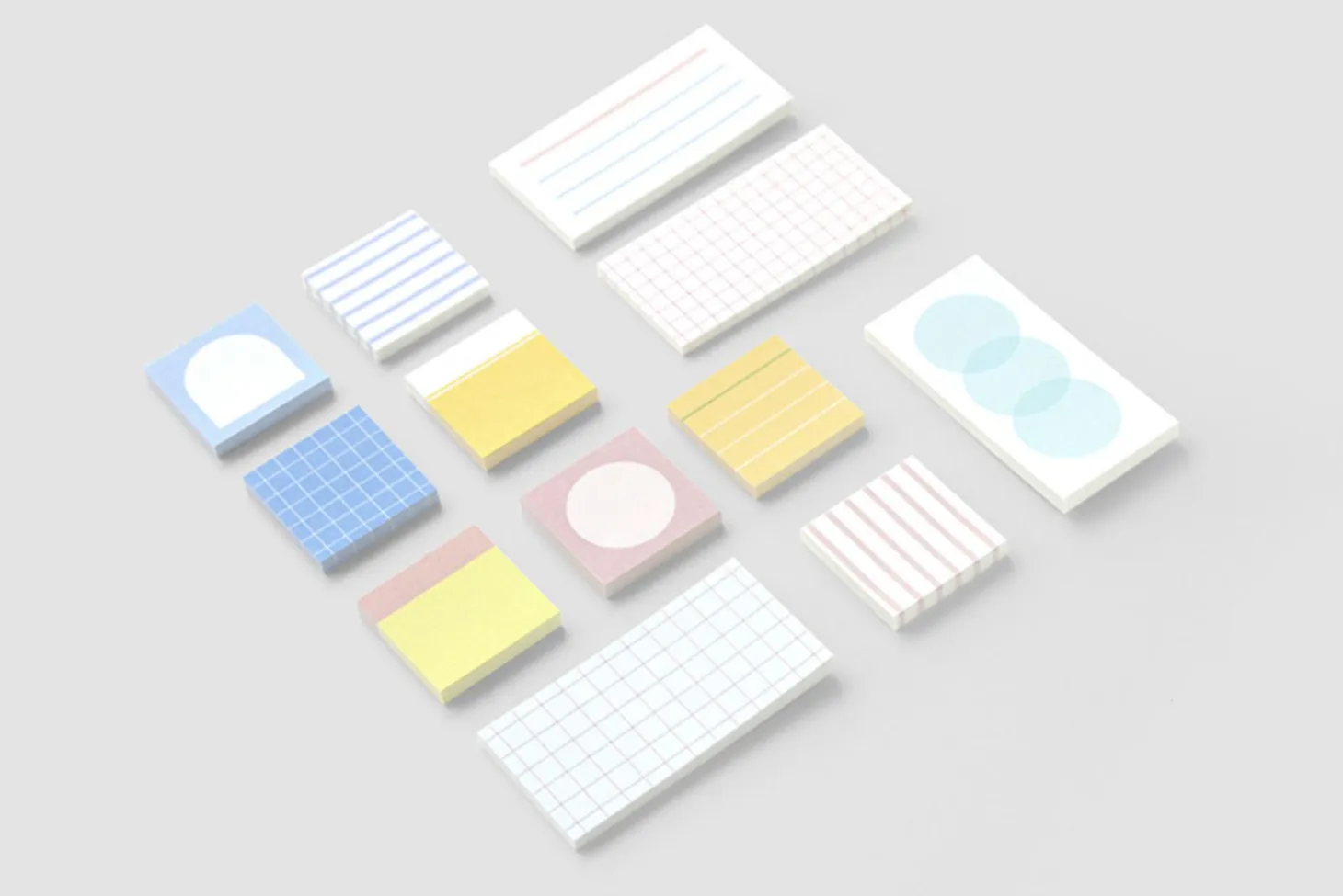 3 Pattern Point Sticky Note