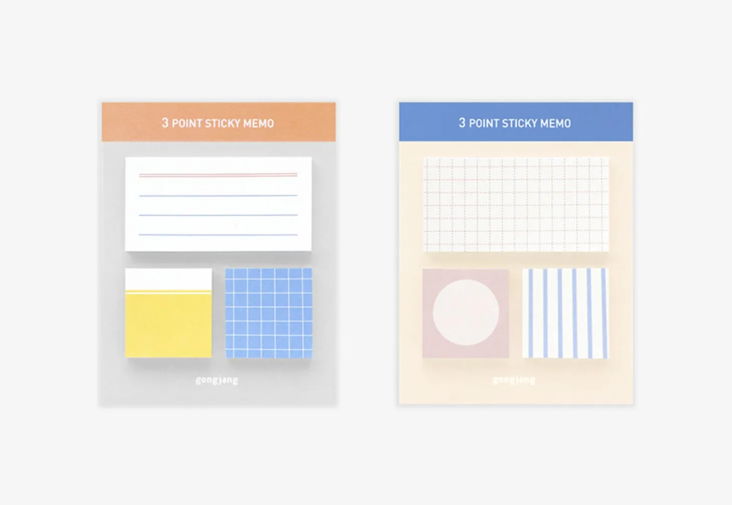 3 Pattern Point Sticky Note