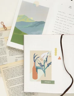 15pcs Afterglow Deco Paper Set