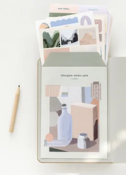 8pcs Afterglow Deco Sticker Set