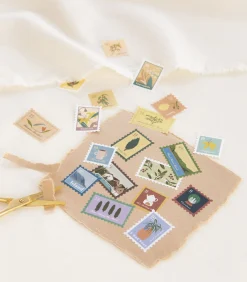6pcs Afterglow Stamp Sticker Set