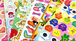 7pcs Alien Reward Paper Sticker Set