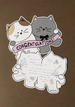3pcs Animal Friends Card & Envelope Set
