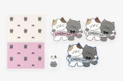 3pcs Animal Friends Card & Envelope Set