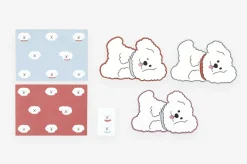 3pcs Animal Friends Card & Envelope Set