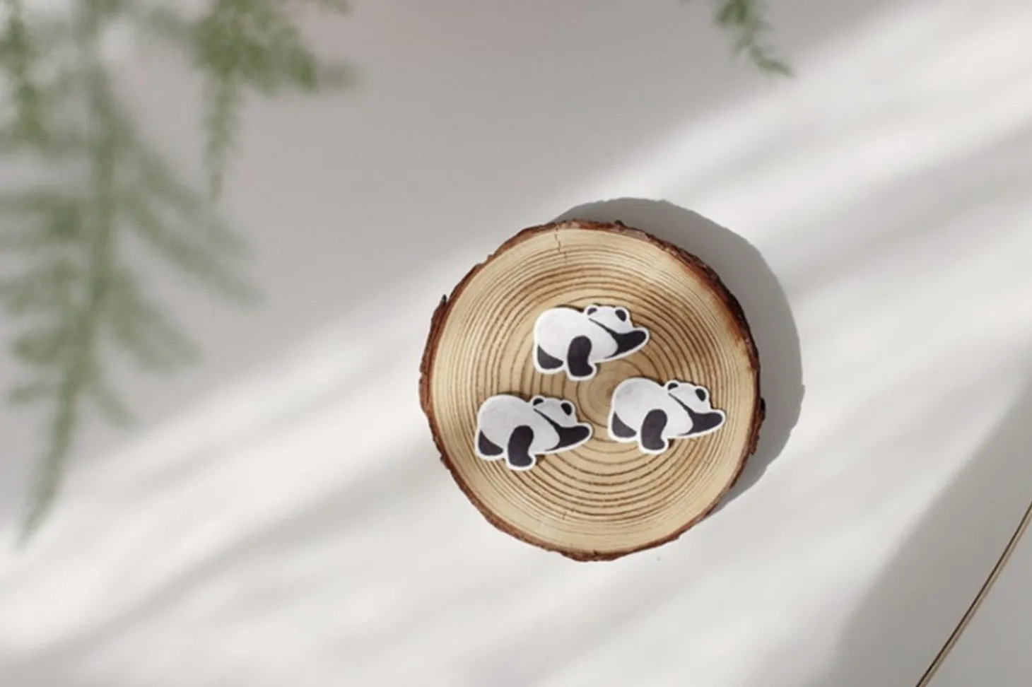 21pcs Baby Panda Cereal Sticker Set