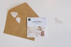 21pcs Baby Puppy Cereal Sticker Set