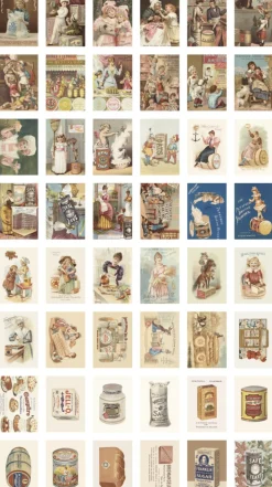 48pcs Baking Label Sticker Set