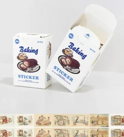 48pcs Baking Label Sticker Set