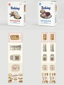 48pcs Baking Label Sticker Set