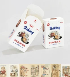 48pcs Baking Label Sticker Set