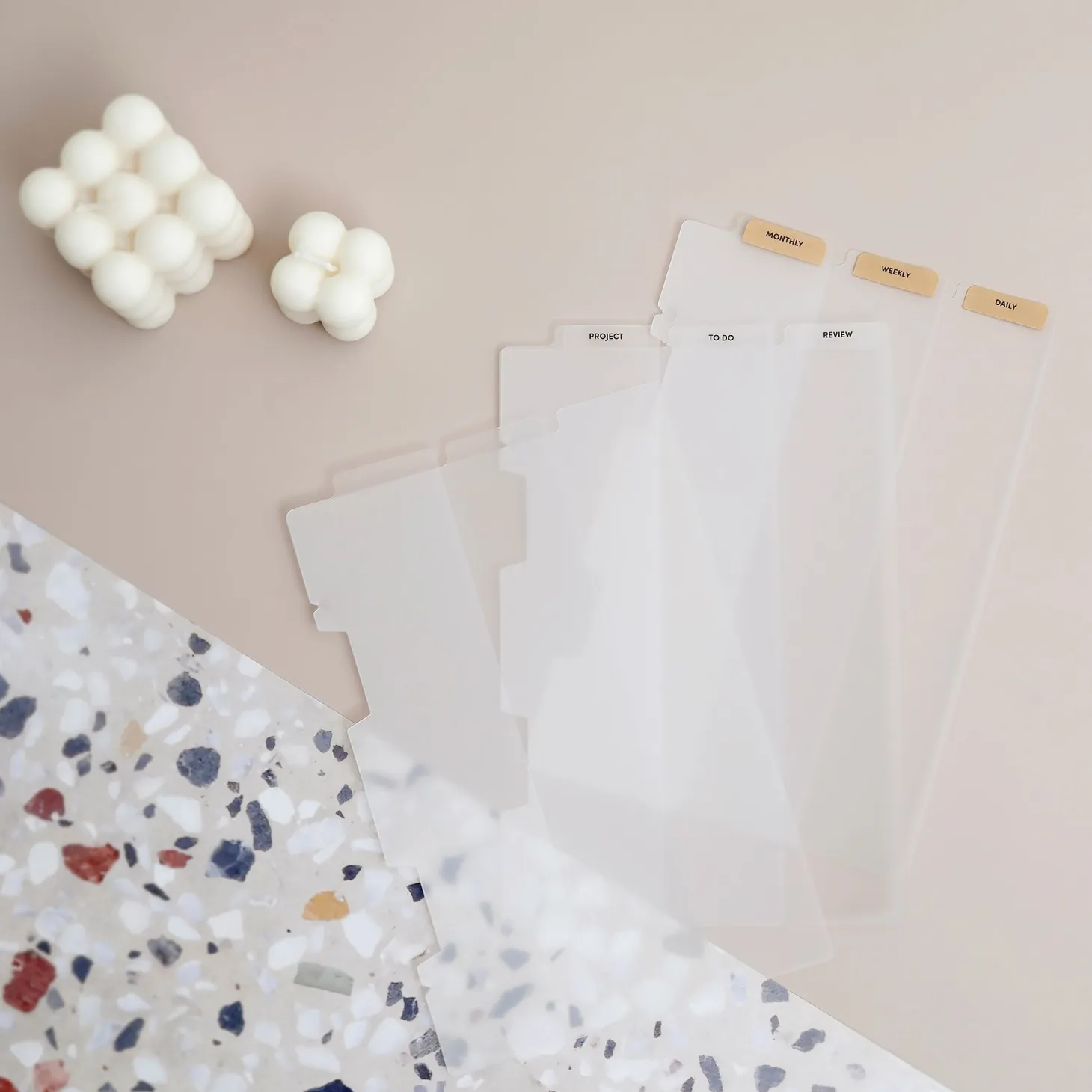 7pcs Basic 6 Ring A5 Binder Set