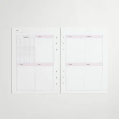 7pcs Basic 6 Ring A5 Binder Set