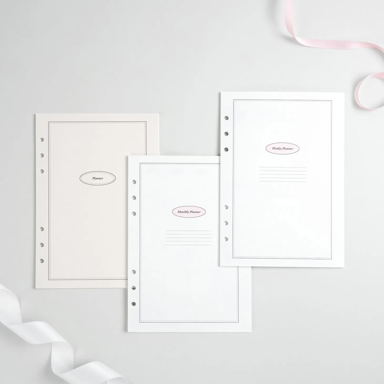 7pcs Basic 6 Ring A5 Binder Set
