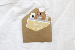 28pcs Bear Cafe Tour Sticker Set