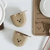 2pcs Bear Silicone Oven Mitt Set