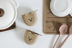 2pcs Bear Silicone Oven Mitt Set