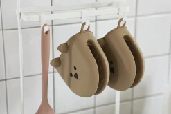 2pcs Bear Silicone Oven Mitt Set
