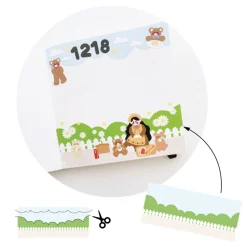 20pcs Big Indoor Background Sticker