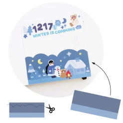 20pcs Big Indoor Background Sticker