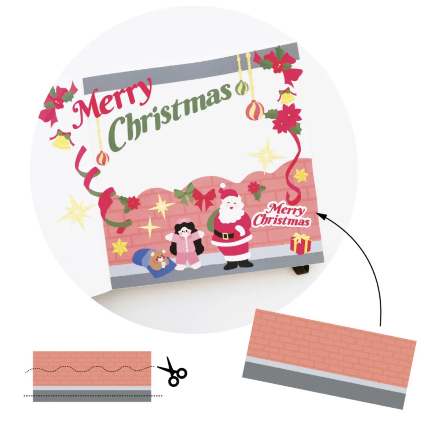 20pcs Big Indoor Background Sticker