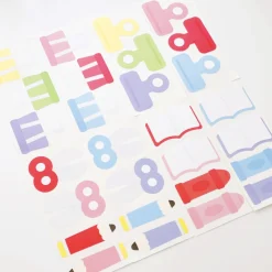 8pcs Big Point Paper Sticker Set