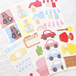 8pcs Big Point Paper Sticker Set