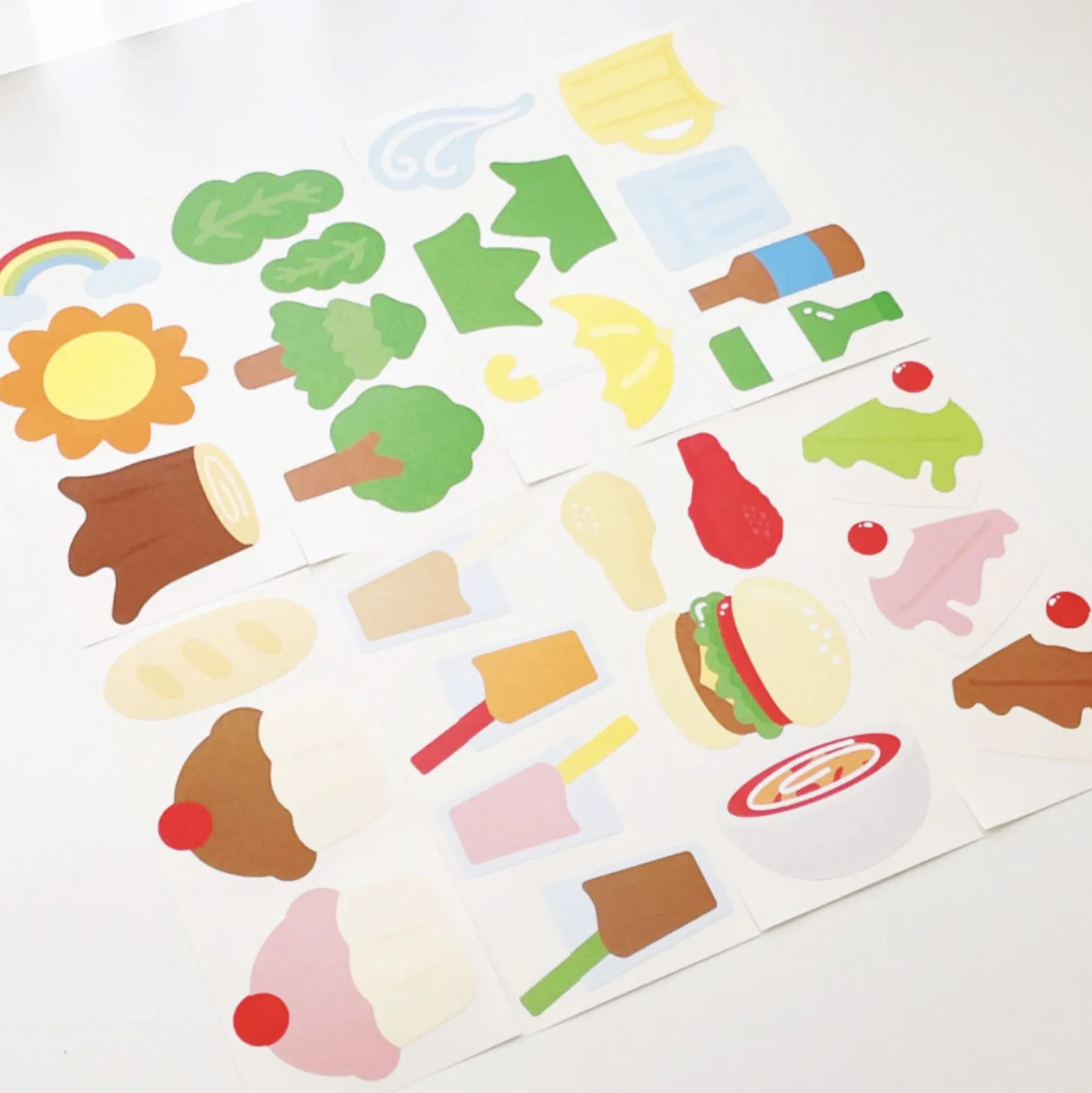 8pcs Big Point Paper Sticker Set