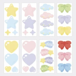 8pcs Big Point Paper Sticker Set