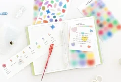 2pcs Blur Color Palette Sticker Set