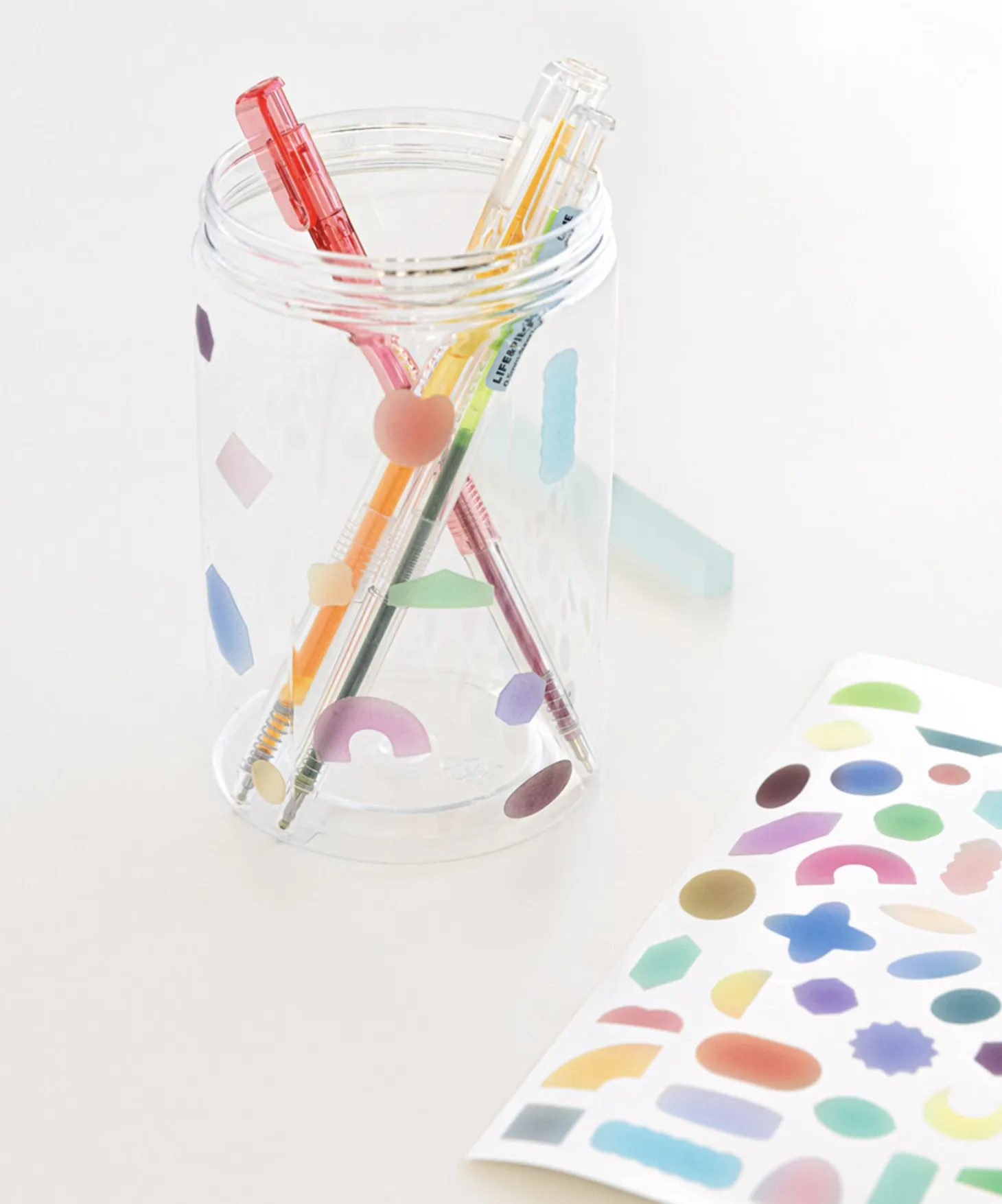 2pcs Blur Color Palette Sticker Set