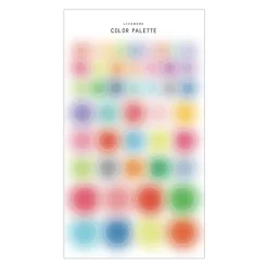 2pcs Blur Color Palette Sticker Set