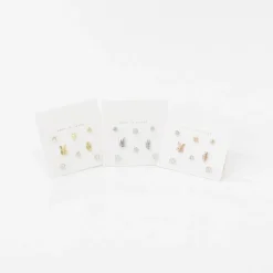 8pcs Bunny & Carrot Earring Set