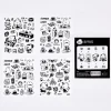 4pcs Bunny Removable Sticker Set