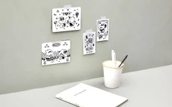 4pcs Bunny Removable Sticker Set