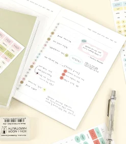 6pcs Calendar Month & Date Sticker Set