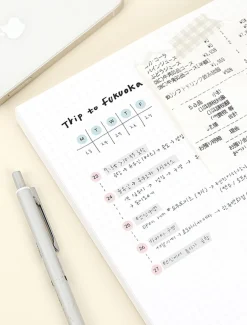 6pcs Calendar Month & Date Sticker Set