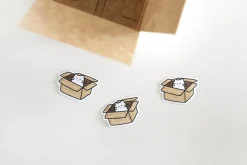 21pcs Cat Cereal Sticker Set
