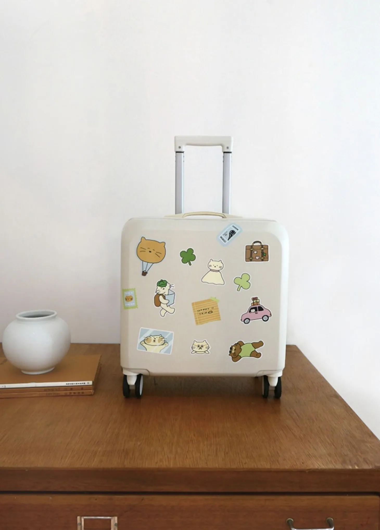 28pcs Cat's Happy Trip Sticker Set