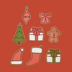 10pcs Christmas Mini Card Set
