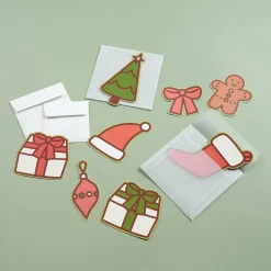 10pcs Christmas Mini Card Set