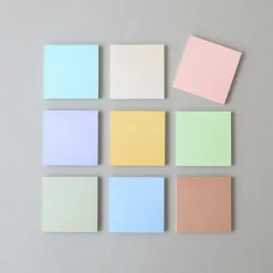 9pcs Colorful Dot Grid Sticky Note Set