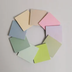9pcs Colorful Dot Grid Sticky Note Set