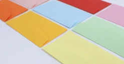 4pcs Colorful Horizontal Envelope Set