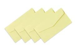 4pcs Colorful Horizontal Envelope Set
